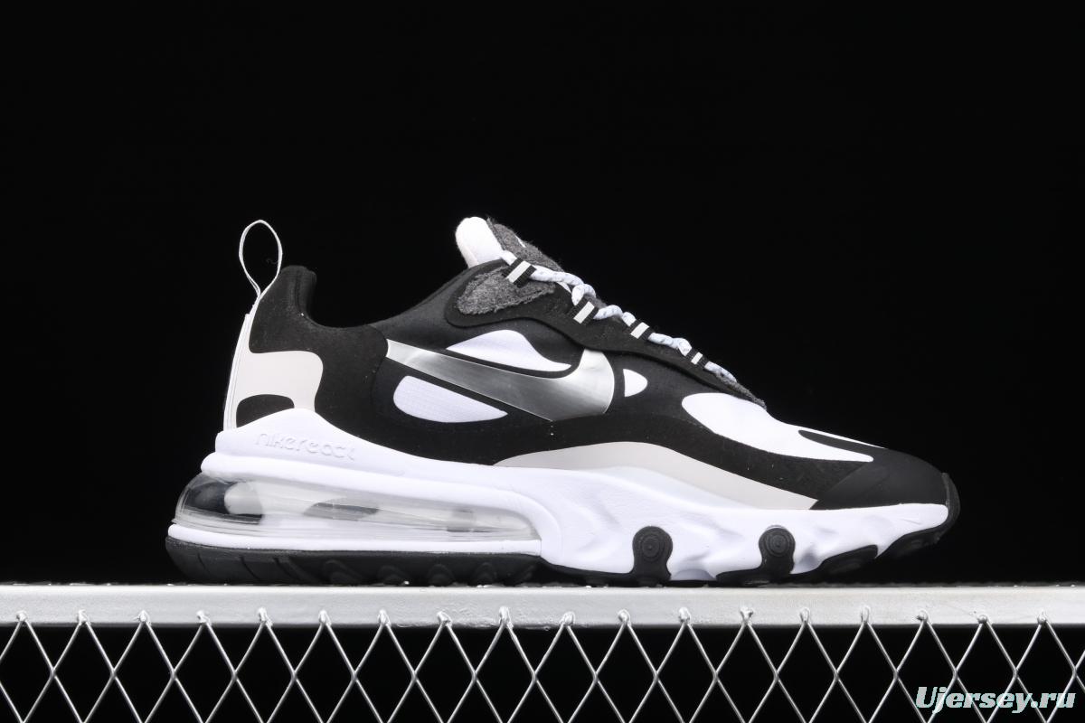 NIKE Air Max 270React new high frequency mesh hollowing out function half-palm air cushion running shoes CQ4805-101,