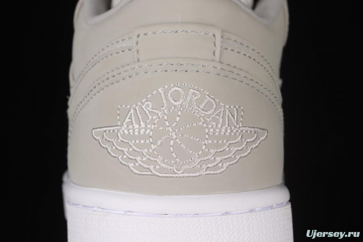 Air Jordan 1 Low low side frosted ash culture leisure sports shoes DC0774-002