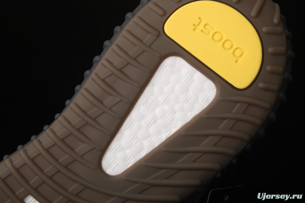 Adidas Yeezy Boost 350 V2 Cinder FY2903 Darth Coconut 350 second generation hollowed-out side transparent black angel color BASF popcorn