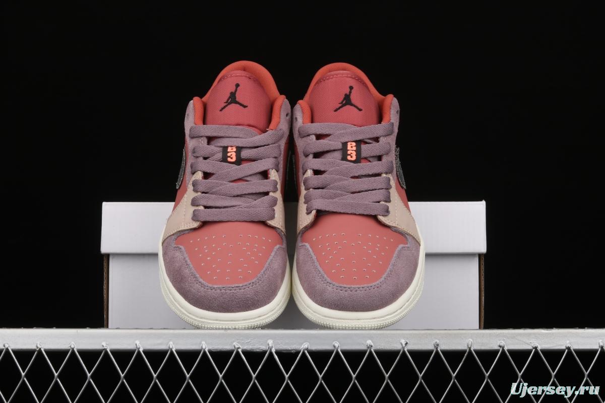 Air Jordan 1 Low pink purple splicing DC0774-602