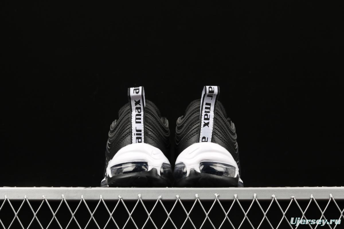 NIKE Air Max 97 Lx black and white serial bullet air cushion running shoes AR7621-001