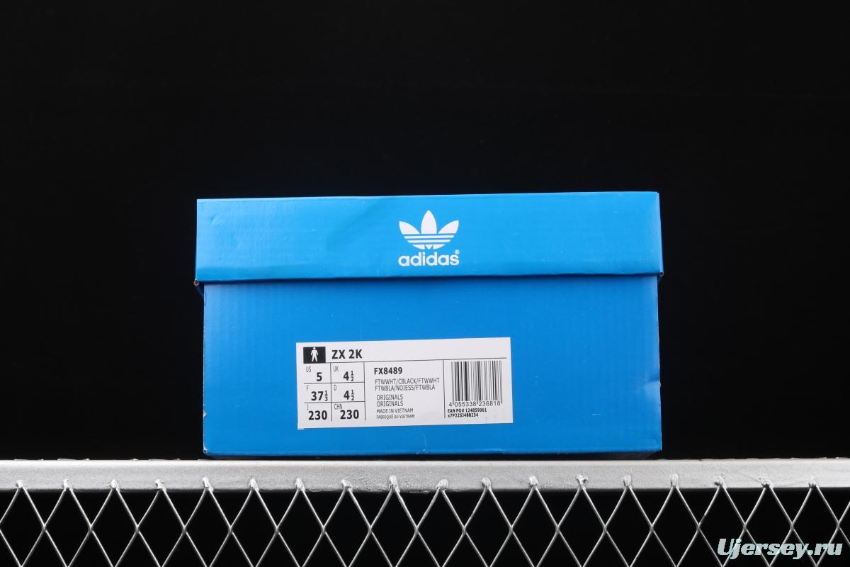 Adidas ZX 2K Boost FV8489 2020 summer new clover popcorn vintage running shoes
