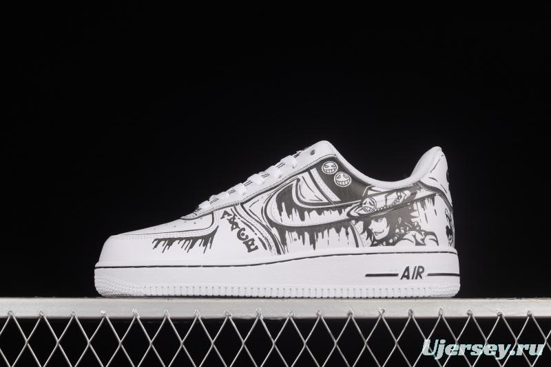 NIKE Air Force 1'07 Low One Piece Two-dimensional theme low-top casual sneakers CW2288-301