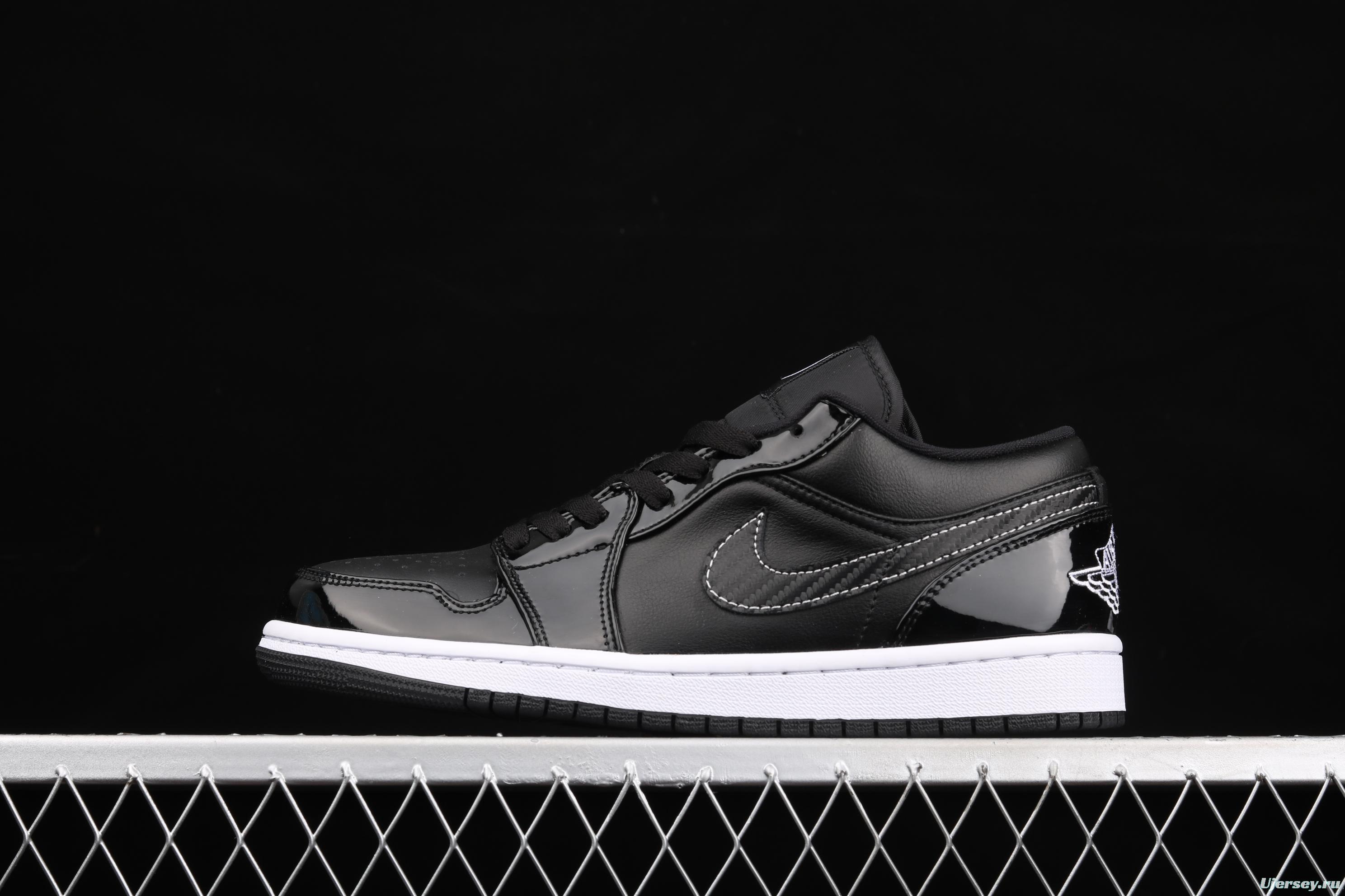 Air Jordan 1 Low ASW low-top all-Star patent leather black low-top basketball shoes DD1650-001