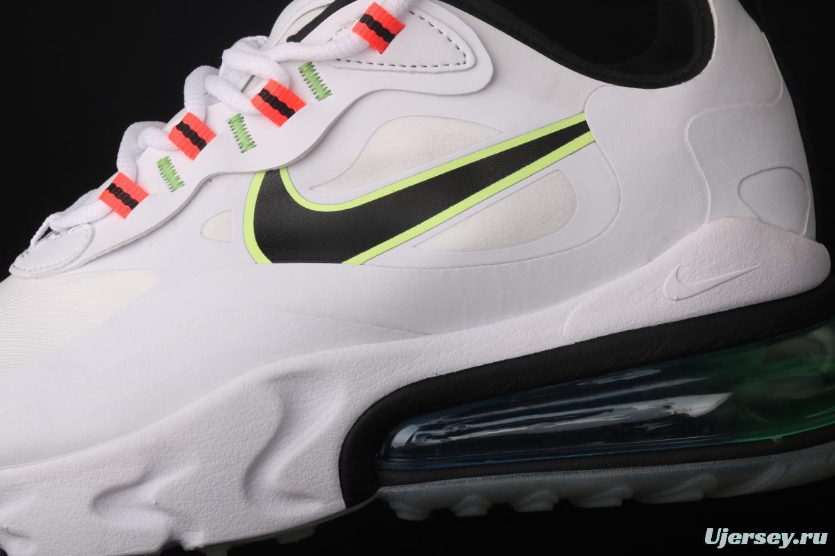 NIKE Air Max 270React new high-frequency mesh function half-palm air cushion cushioning running cloth shoes CZ6685-100