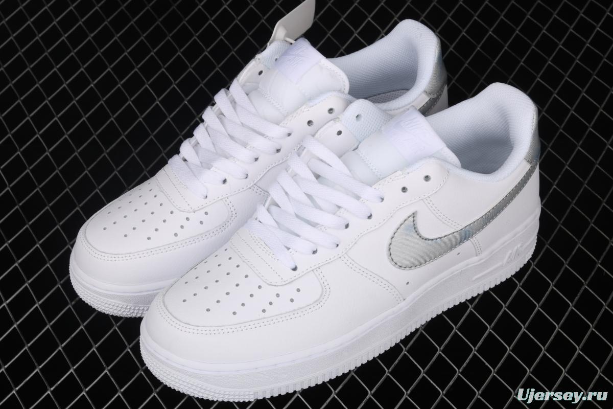 NIKE Air Force 1 Low GS white and blue dazzling haze laser low-top casual board shoes 314219-131