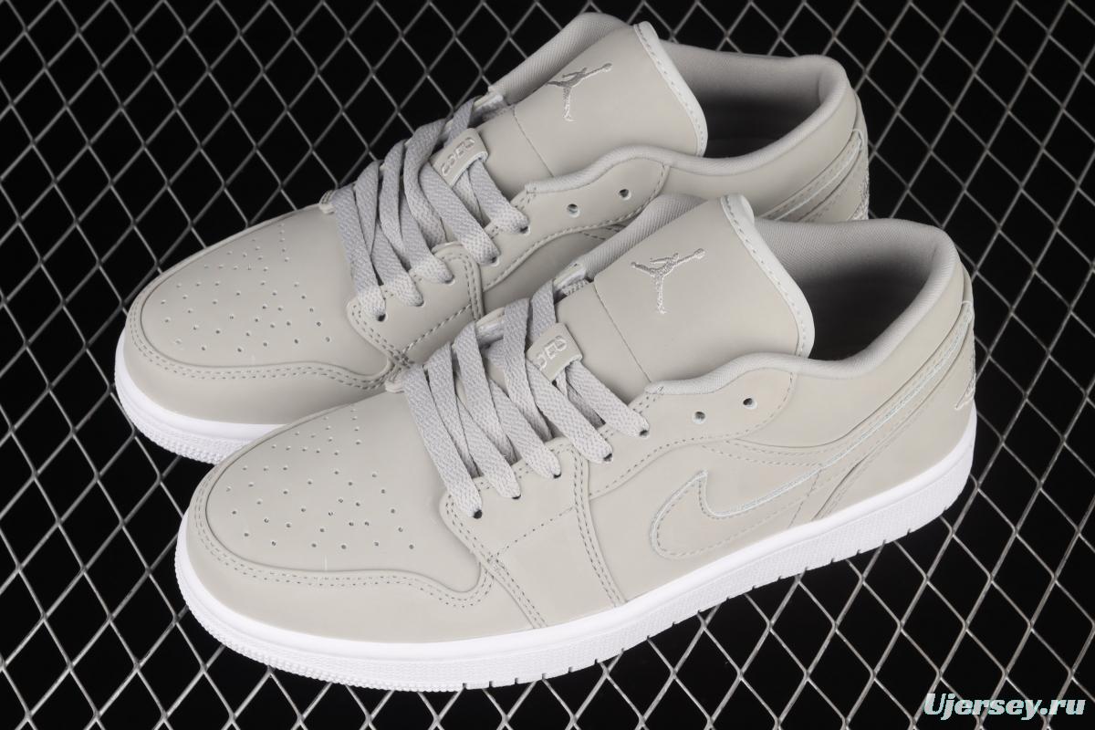 Air Jordan 1 Low low side frosted ash culture leisure sports shoes DC0774-002