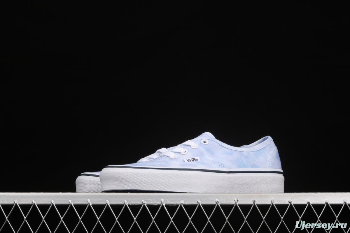Vans Authentic Lx Vance Milk Blue White Blue low-top Vulcanized Board shoes VN0003B9IWC