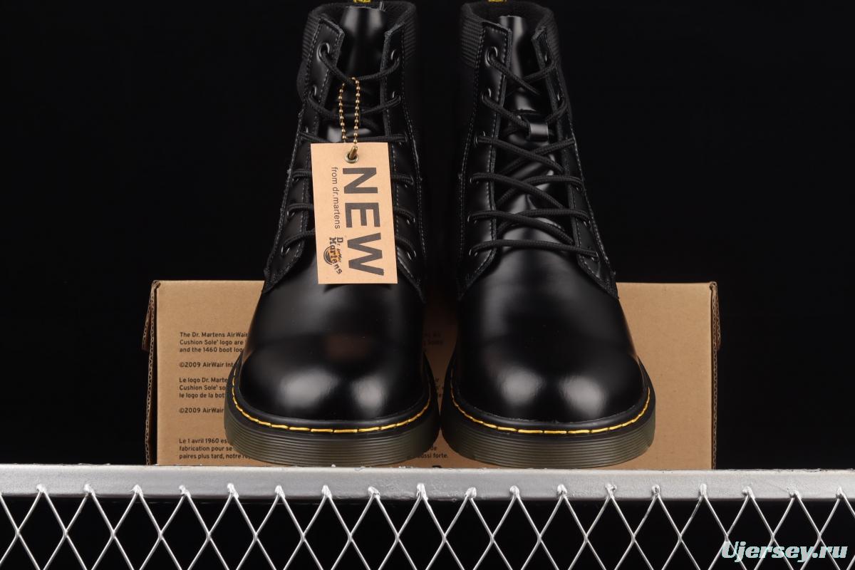 Dr.martens Martin boots 1466 series bright leather splicing six-hole Gaobang BLAKE