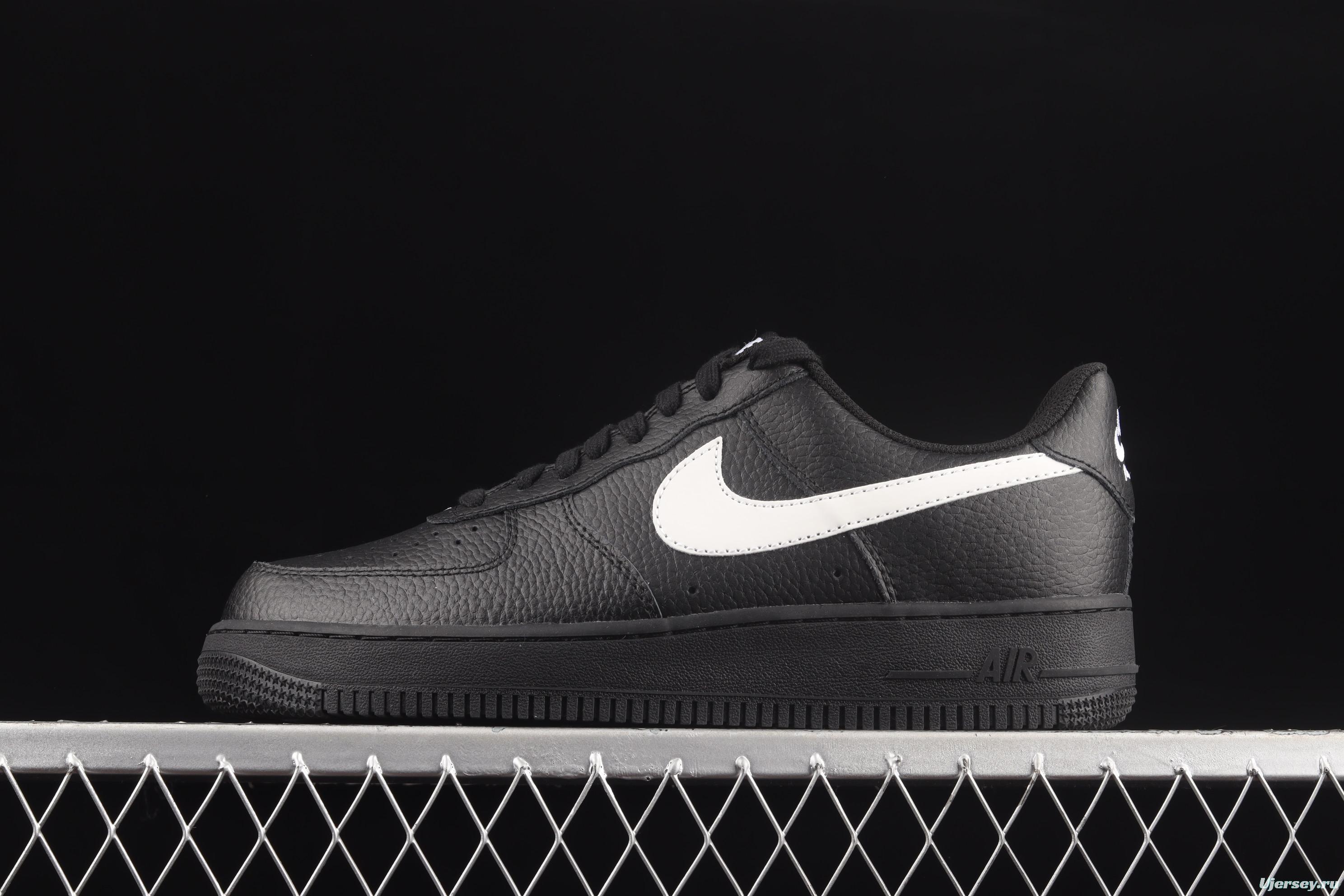NIKE Air Force 11607 Low classic black and white low-top casual board shoes AA4083-001