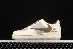 Travis Scott x Sony PlayStation 5 x NIKE Air Force 11607 Low PS5 Slam Dunk Series low side Classic Leisure Sports Board shoes BQ5826-208