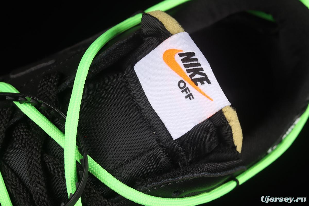 OFF-White x NIKE Blazer Low co-branded deconstruction style trailblazer low upper shoes DH7863-001