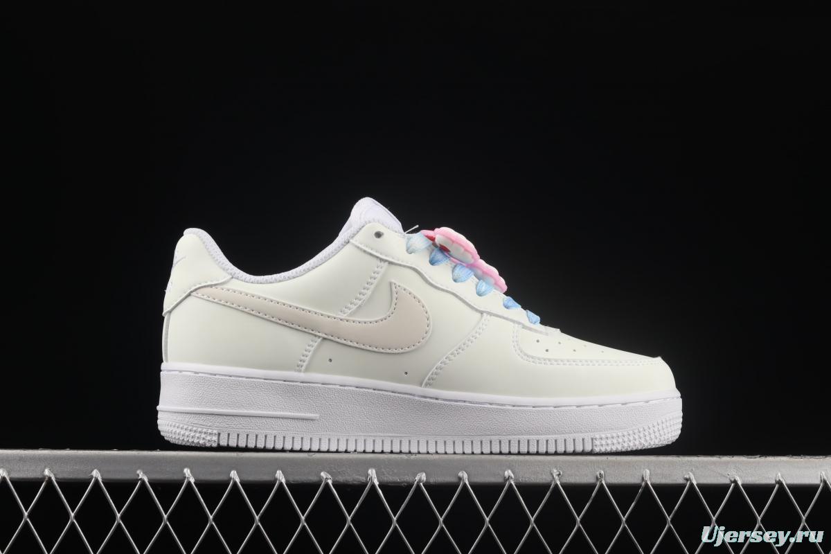 NIKE Air Force 11607 Lx Fine Day clear Sky Blue Ultraviolet Heat Inductive low-top Leisure Board shoes DA8301-111,