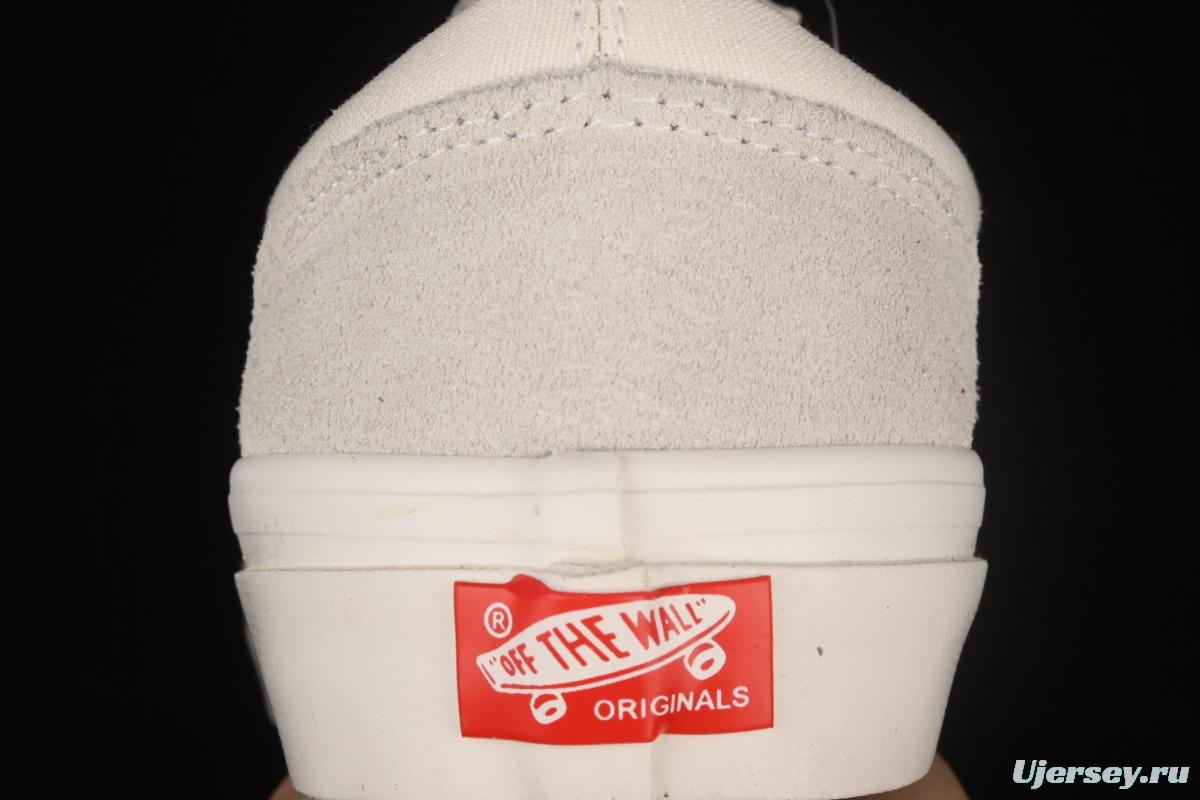 Vans Vault OG Style 36 Lx Vance high-end retro suede canvas spliced low-top shoes VN0A4BVE9X6