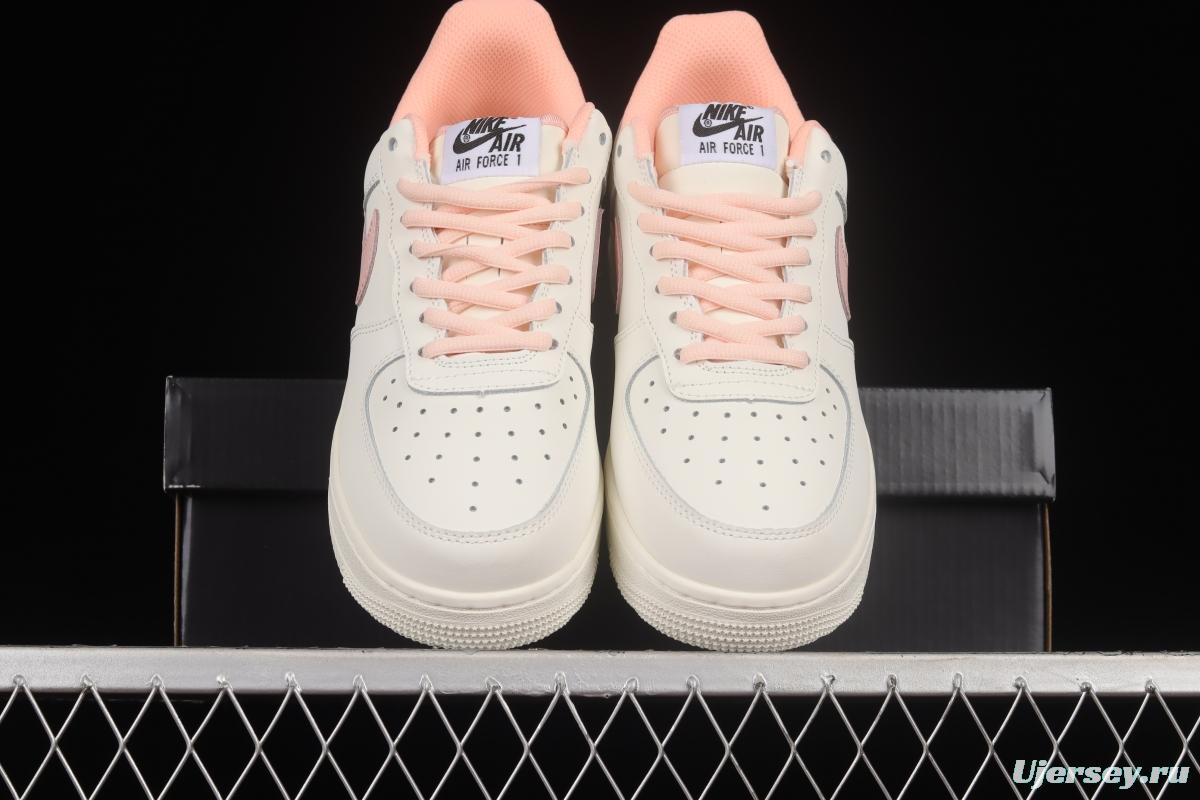 NIKE Air Force 1'07 Low White Pink Low Casual Sneakers CQ5059-106