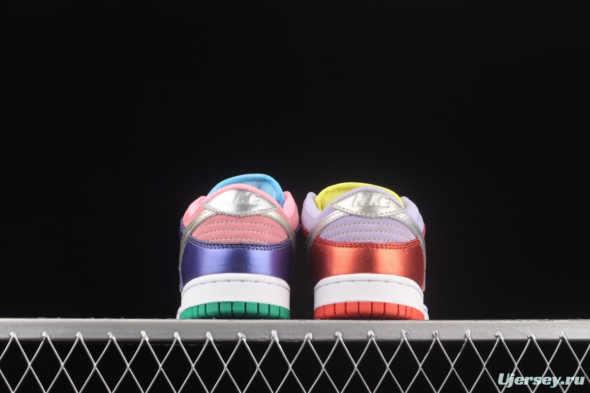 NIKE SB DUNK Low SE Candy Egg 2.0 candy mandarin duck dunk series low side leisure sports skateboard shoes DN0855-600