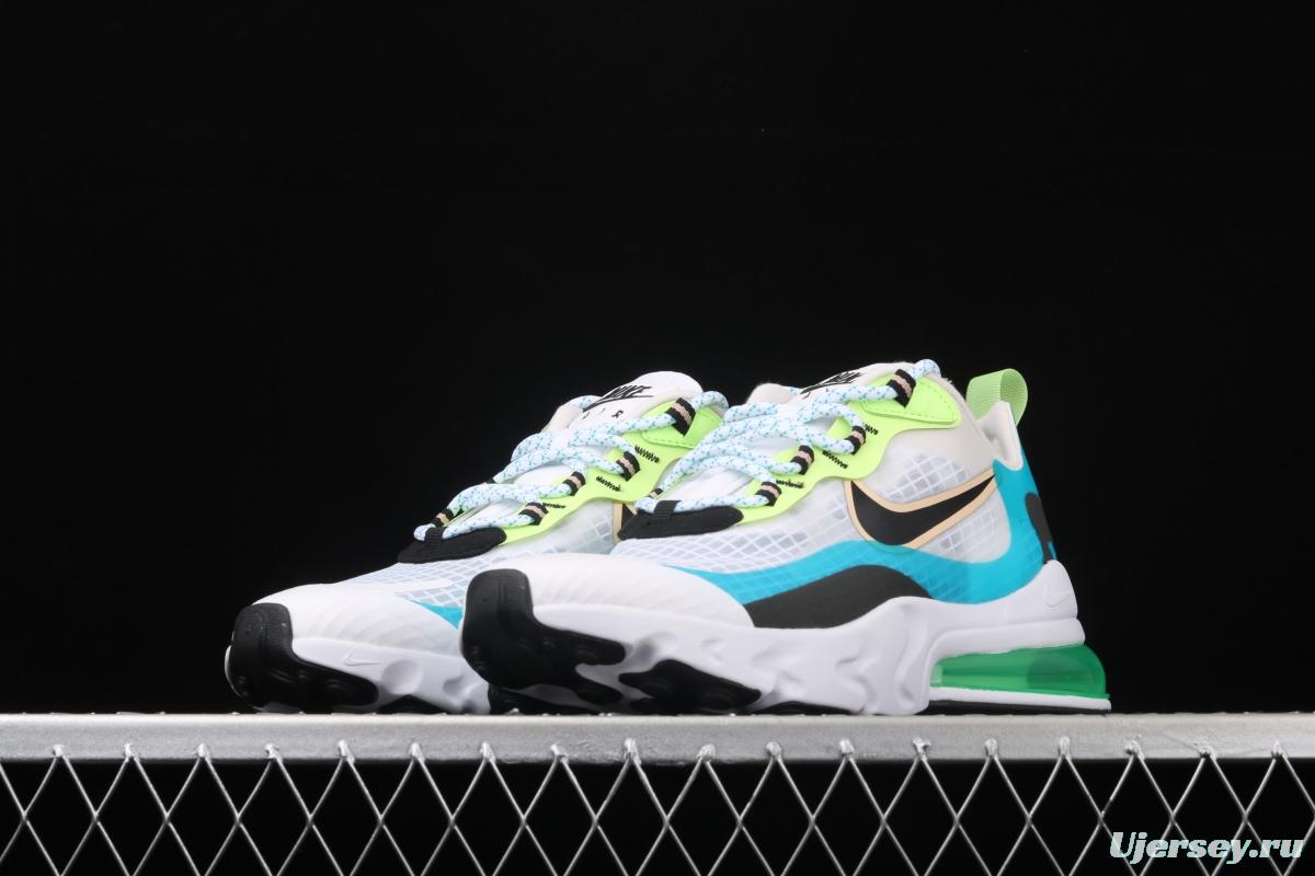 NIKE Air Max 270React new high-frequency mesh hollowing out function half-palm air cushion running shoes CT1265-300