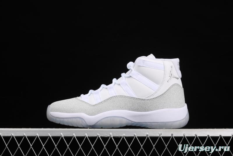 Air Jordan 11 Metallic Silver 11 Swarovski all over the sky AR0715-100