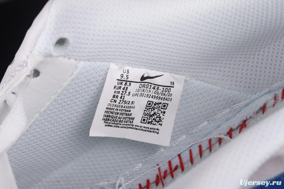 NIKE Air Force 11607 Low Game Royal deconstructs low-top casual board shoes DR0143-100