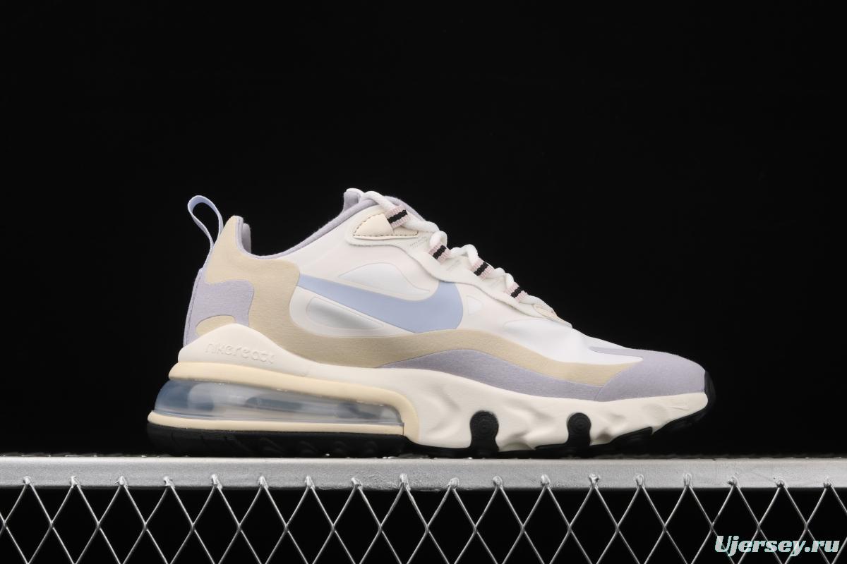 NIKE Air Max 270React new high-frequency mesh function half-palm air cushion running shoes CT1287-100