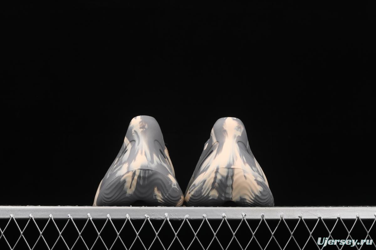 Adidas Yeezy Foam Runner Ararat integrated injection molding coconut hole shoes khaki gray camouflage