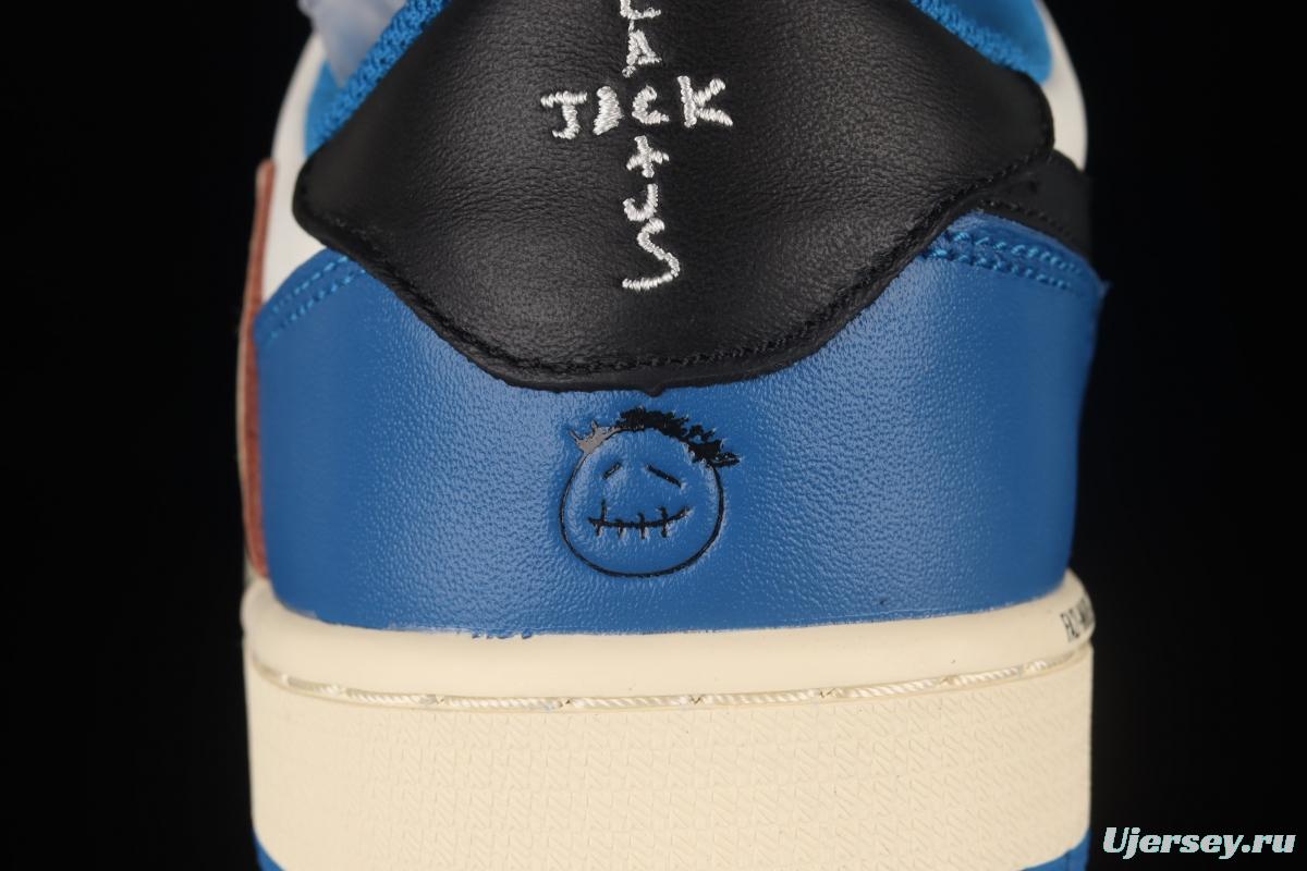 Travis Scott x Air Jordan 1 High OG Lightning inverted low side DM7866-140