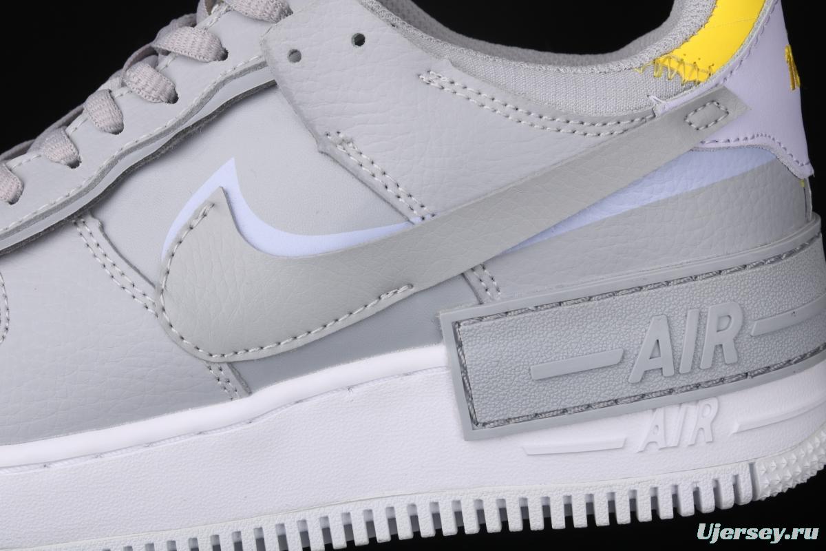 NIKE Air Force 1 ShAdidasow light weight heightened low-top board shoes CI0919-002