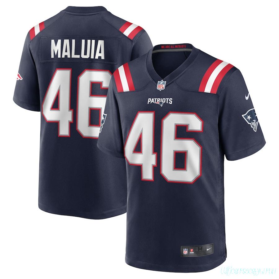 Men's Cassh Maluia Navy Player Limited Team Jersey