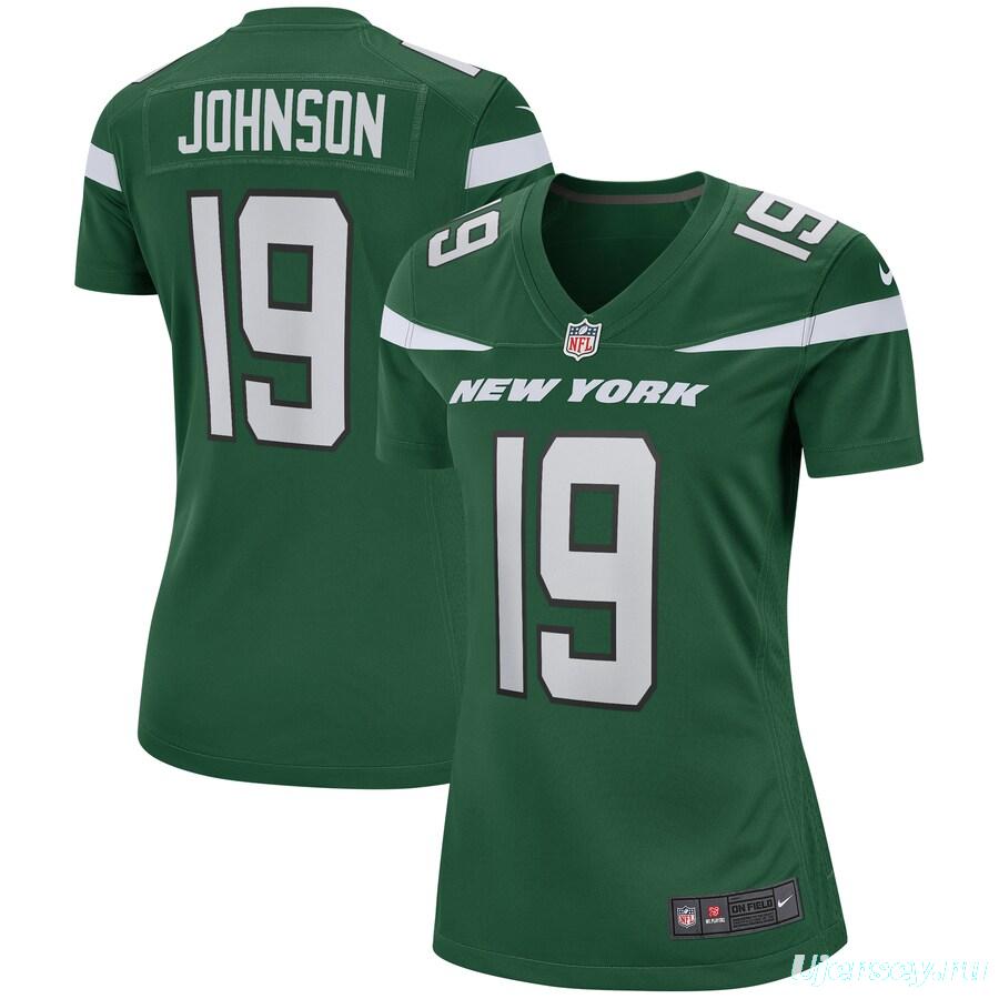 Women's Keyshawn Johnson Gotham Green Retired Player Limited Team Jersey