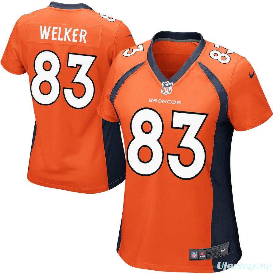 Women's Wes Welker Orange Player Limited Team Jersey