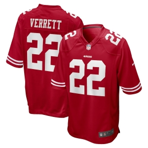 Men's Jason Verrett Scarlet Player Limited Team Jersey