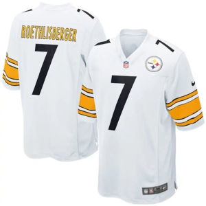 Men's Ben Roethlisberger White Player Limited Team Jersey