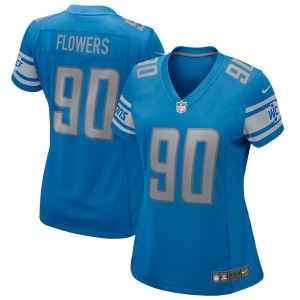 Women's Trey Flowers Blue Player Limited Team Jersey