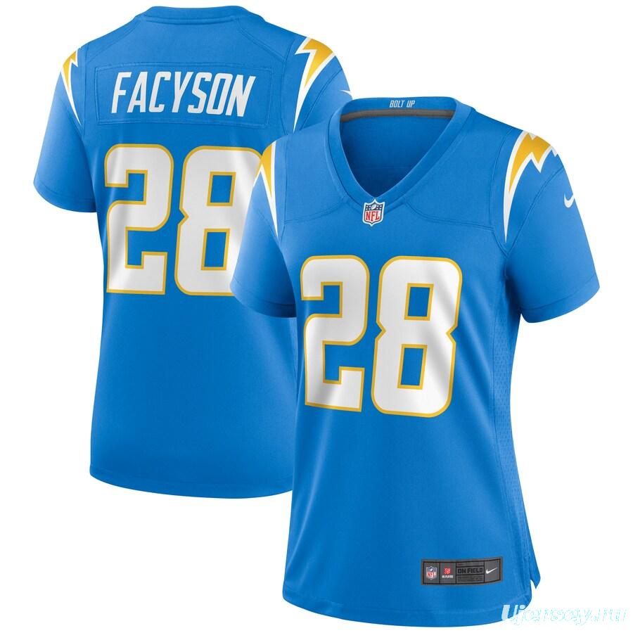 Women's Brandon Facyson Powder Blue Player Limited Team Jersey