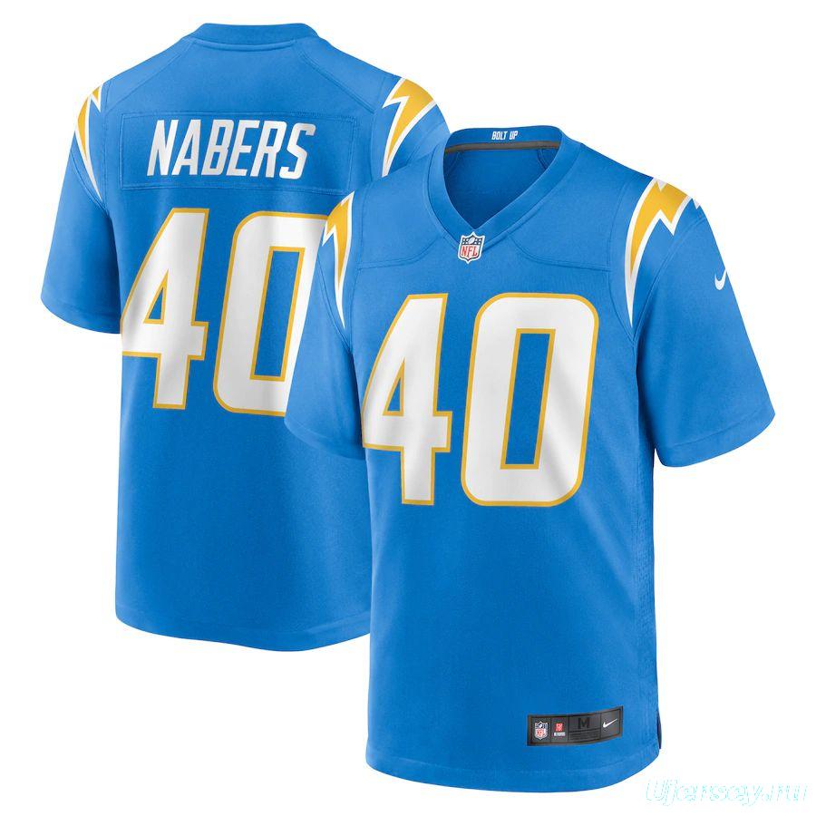 Men's Gabe Nabers Powder Blue Player Limited Team Jersey
