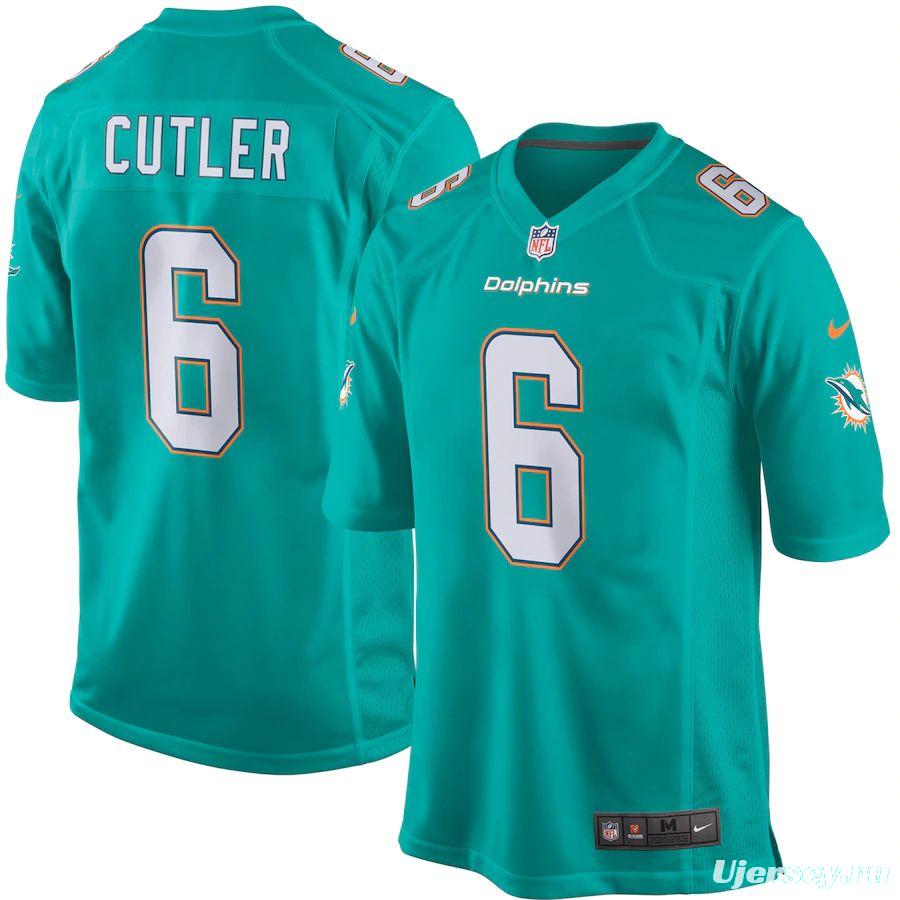 Men's Jay Cutler Aqua Player Limited Team Jersey