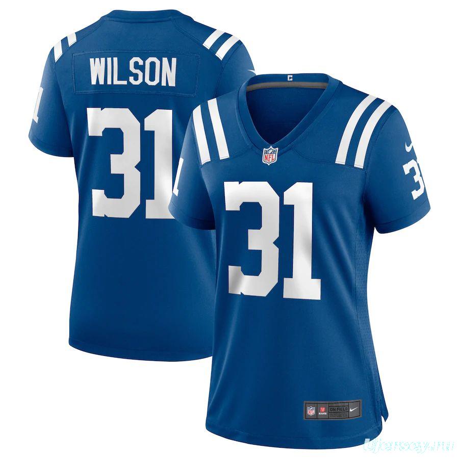 Women's Tavon Wilson Royal Player Limited Team Jersey