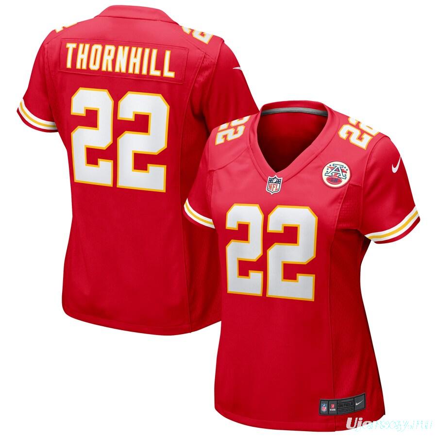 Women's Juan Thornhill Red Player Limited Team Jersey