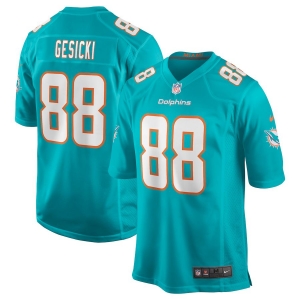 Men's Mike Gesicki Aqua Player Limited Team Jersey