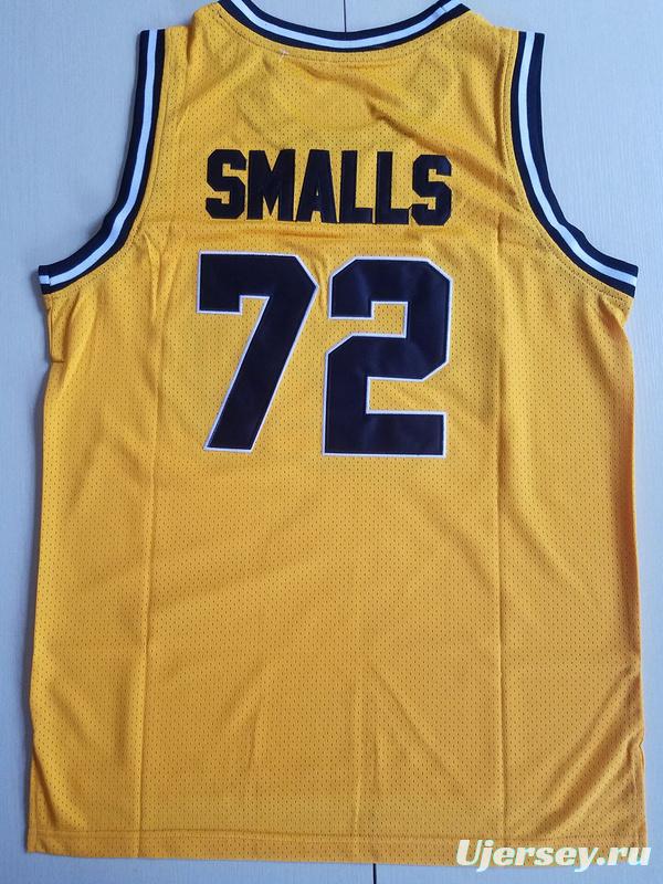 Notorious B.I.G. Biggie Smalls 72 Bad Boy Yellow Basketball Jersey