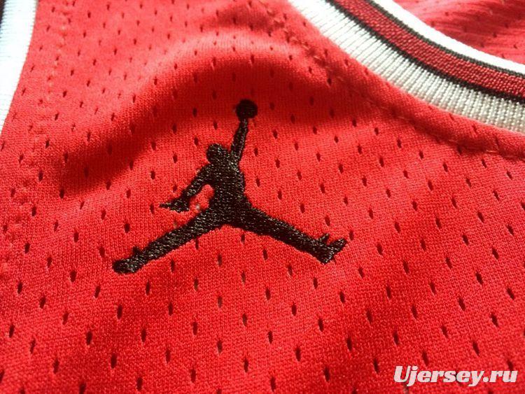 Men's Michael Jordan Red Retro Classic Team Jersey