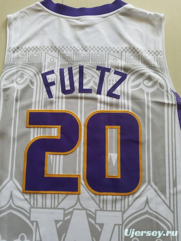 Markelle Fultz 20 Washington College White Basketball Jersey
