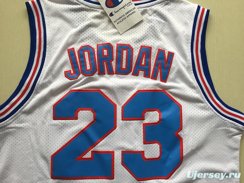 Michael Jordan 23 Movie Edition White Basketball Jersey