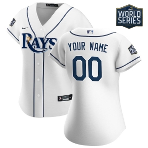 Women's White 2020 World Series Bound Custom Team Jersey