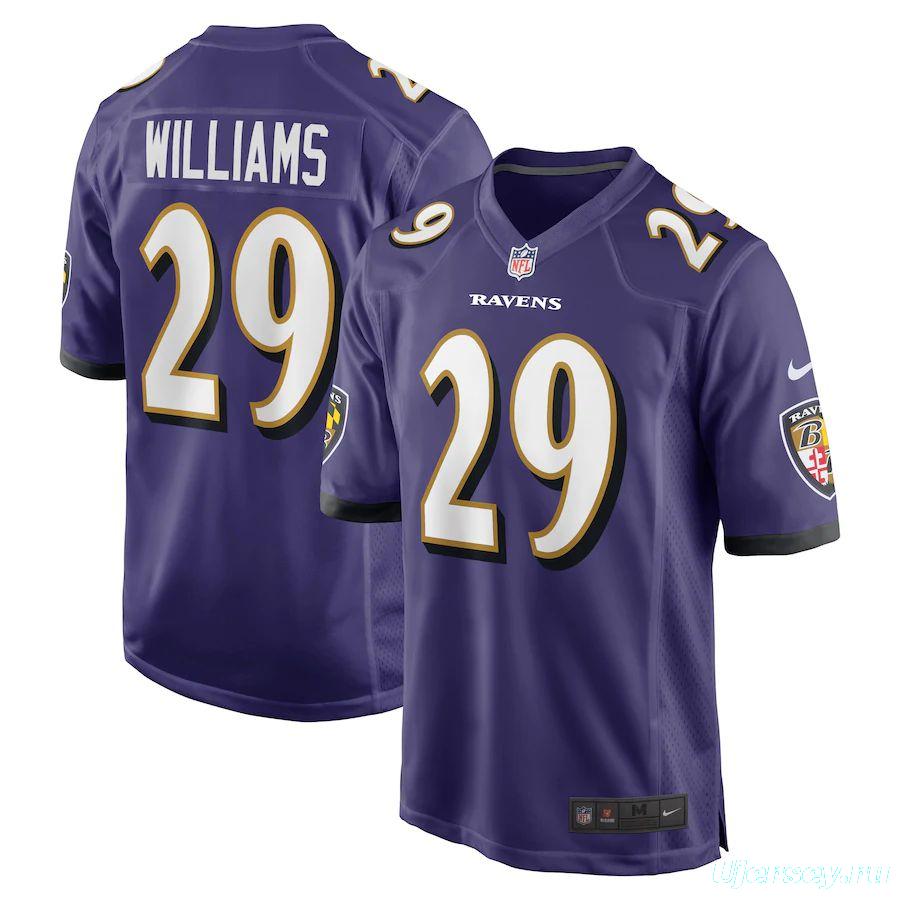 Men's Tramon Williams Purple Player Limited Team Jersey