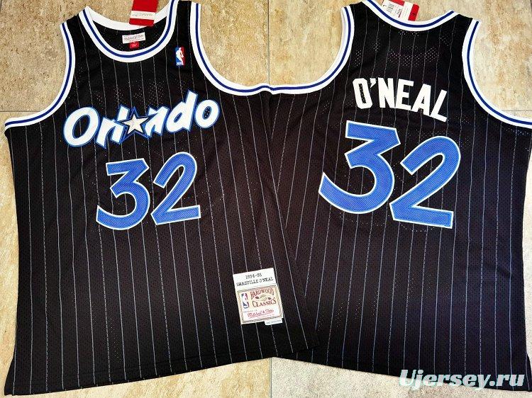 Men's Shaquille O'Neal Black Retro Classic Team Jersey