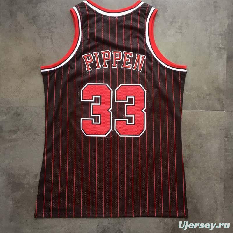 Men's Scottie Pippen Black Retro Classic Team Jersey