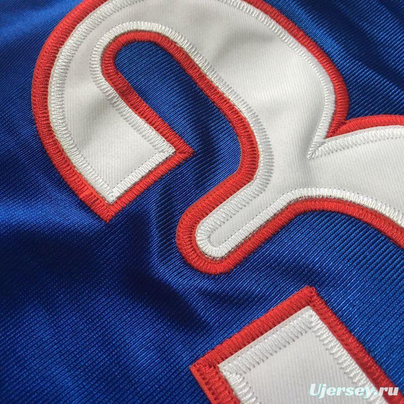 Men's Allen Iverson Blue Retro Classic Team Jersey