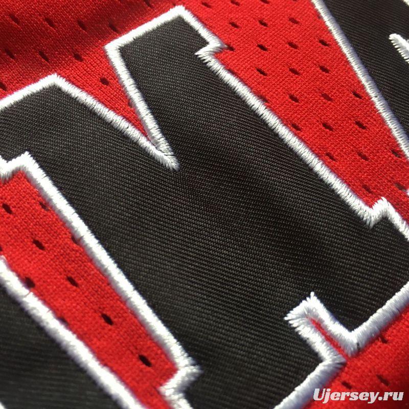 Men's Dennis Rodman Red Retro Classic Team Jersey