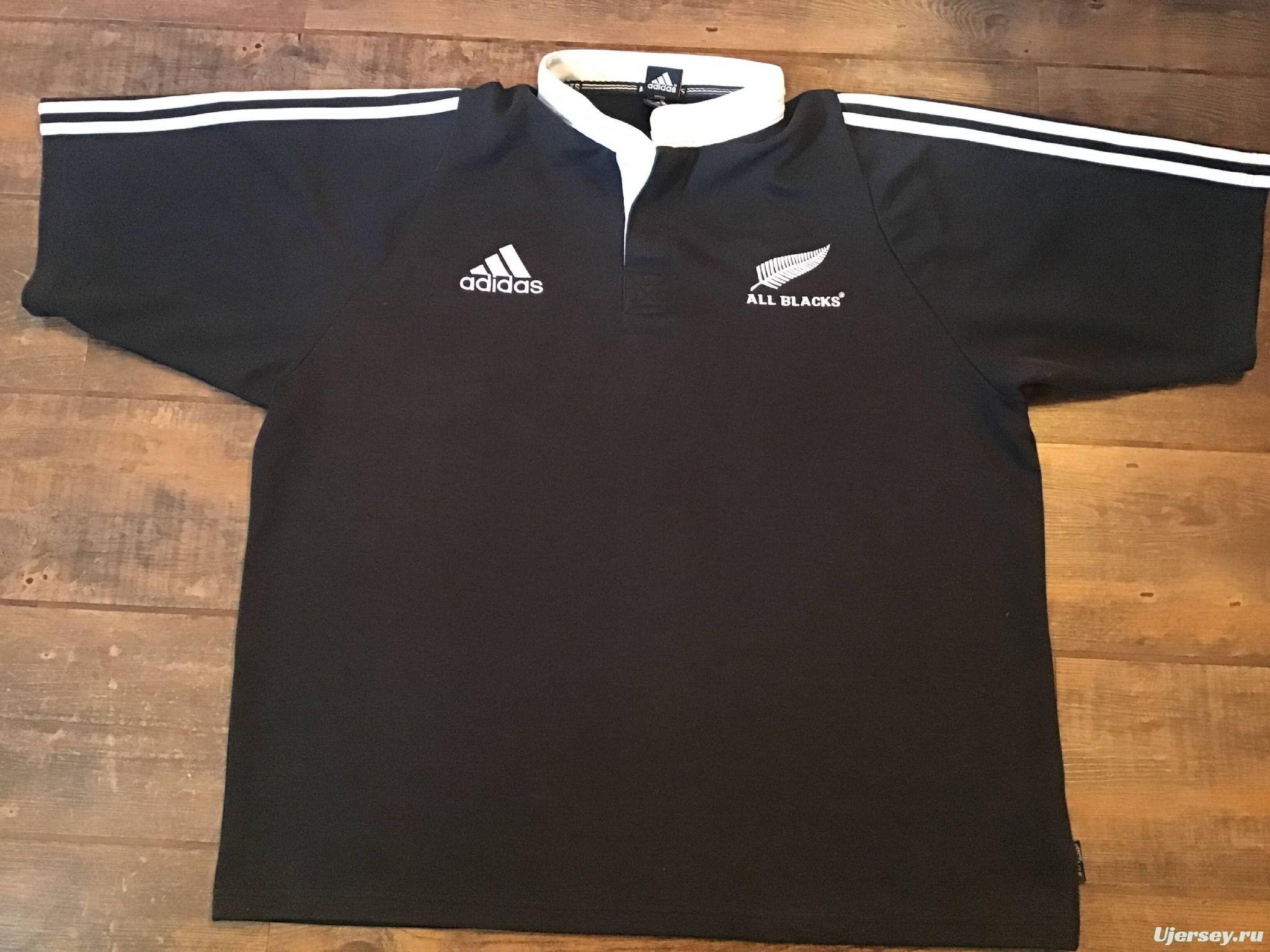 New Zealand 2003-2004 Men's Retro Home Rugby Jersey